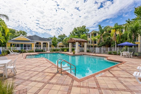 Resort-style Pool  at Belleair Apartments in Clearwater FL