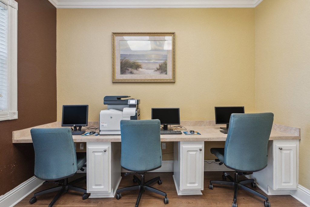 Business Center  at Belleair Apartments in Clearwater FL
