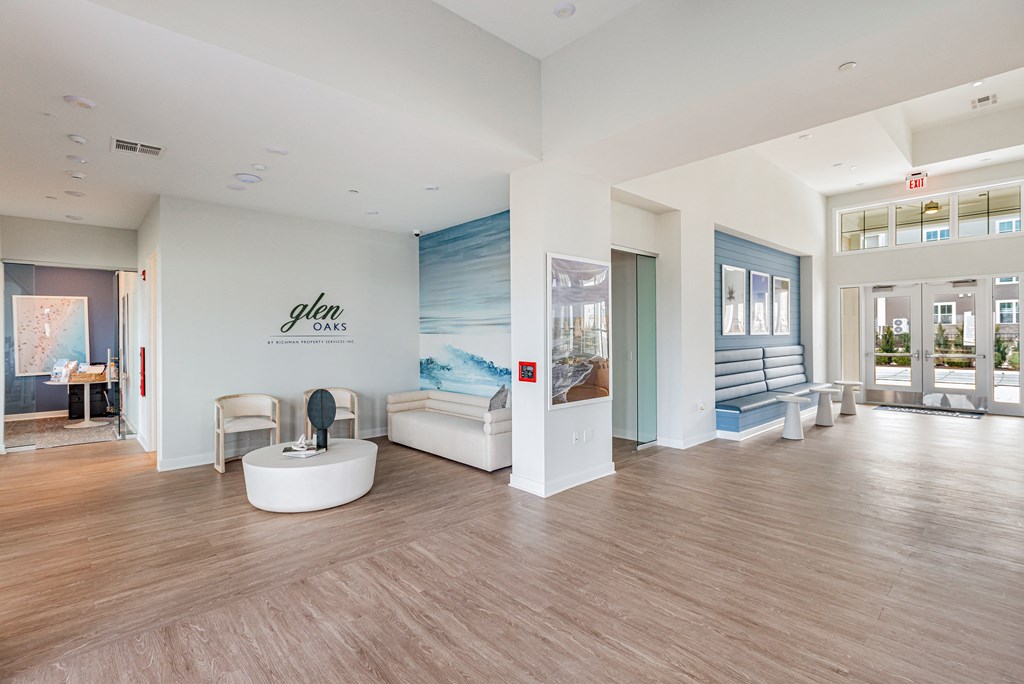 Lobby at Glen Oaks Luxury Apartments in Wall Township, NJ