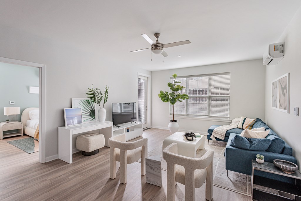 Living Room at Glen Oaks Luxury Apartments in Wall Township, NJ