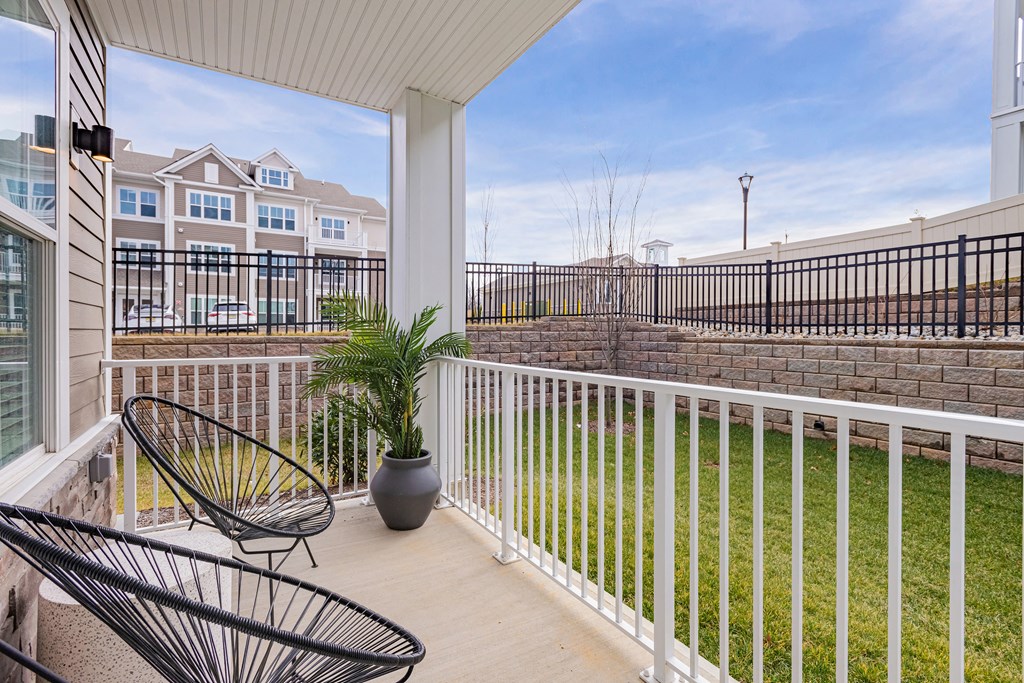 Large Balconies at Glen Oaks Luxury Apartments in Wall Township, NJ