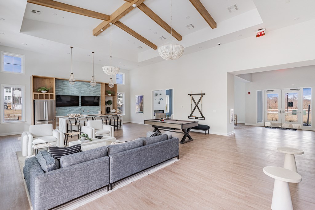 Club Room at Glen Oaks Luxury Apartments in Wall Township, NJ