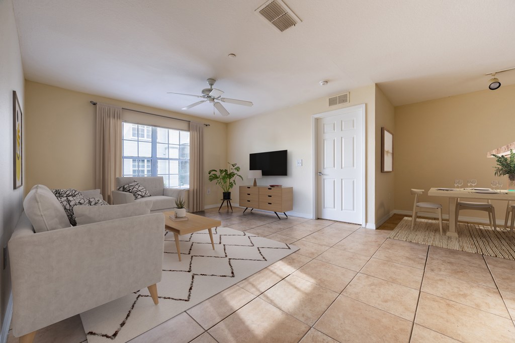 Large Living Areas at Brandywine Affordable Apartments in Tampa FL
