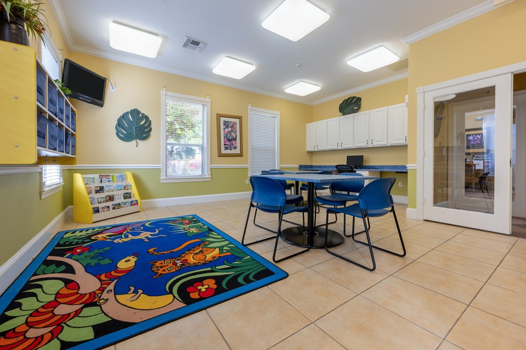 Activity Room at Brandywine Affordable Apartments in Tampa FL