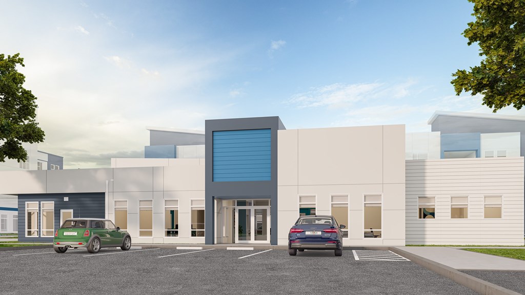 Leasing Office at Lakeland Affordable Apartments in Santa Fe Springs, CA