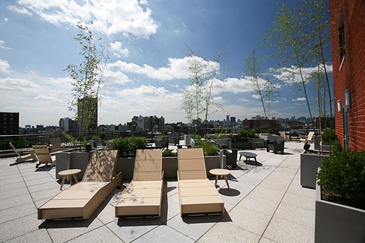 Rooftop Terrace at The Balton Affordable Apartments in New York City