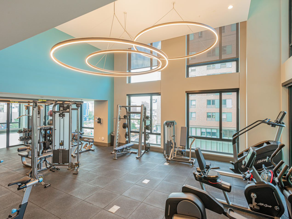 Fitness Center at One East Harlem Luxury Apartments in East Harlem, NY
