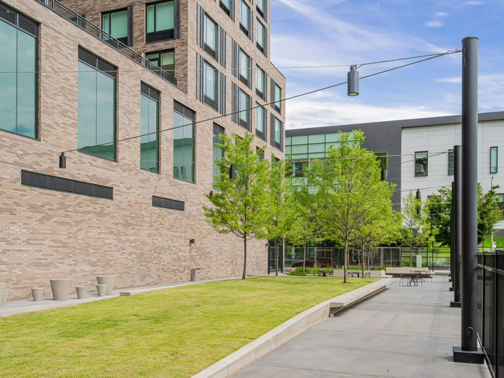 Outdoor Walkways at One East Harlem Luxury Apartments in East Harlem, NY