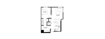 696 one bedroom- one bath apartment at Chandler Noho