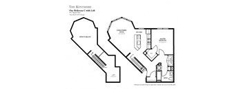 One Bedroom Apartment at The Kentshire Senior Apartments in Midland NJ