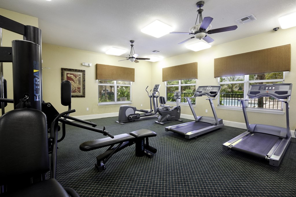 Fitness Center at Lake Shore Affordable Apartments in West Palm Beach FL