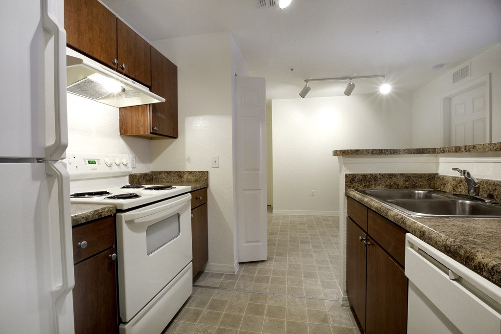 Kitchens at Lake Shore Affordable Apartments in West Palm Beach FL