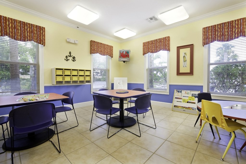 Children's Activity Room at Manatee Cove Affordable Apartments in Melbourne FL