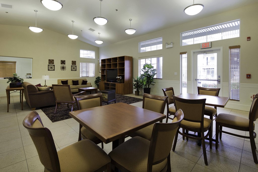 Club Room at Valley Oaks Affordable Apartments in Tulare CA
