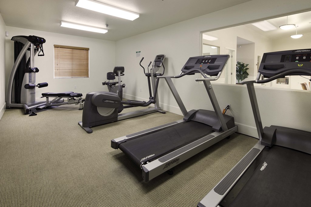 Fitness Center at Valley Oaks Affordable Apartments in Tulare CA