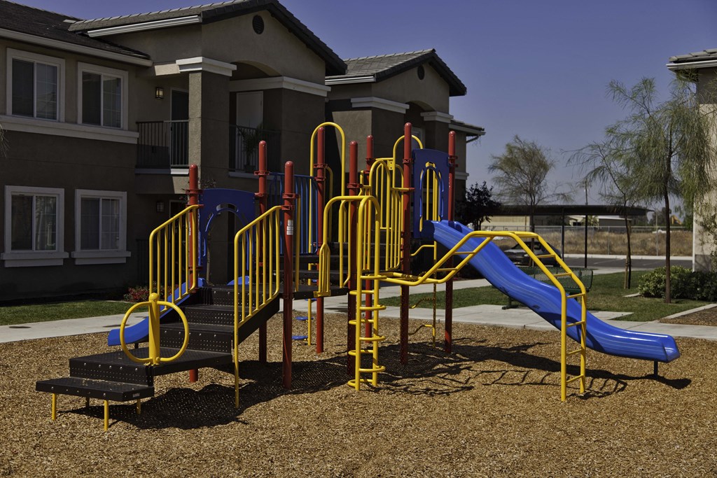 Playground at Valley Oaks Affordable Apartments in Tulare CA