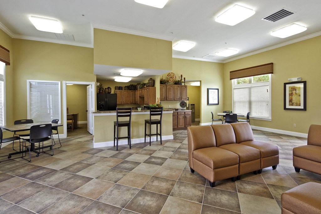 Clubhouse at Timberleaf Affordable Apartments in Orlando, Florida