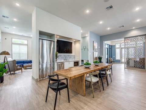 Modern Kitchenette at Carson Crossing Apts in Southeast Austin TX