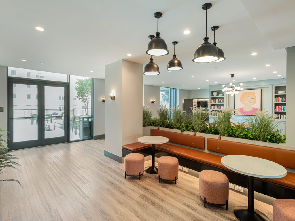 Lounge Seating at One East Harlem Luxury Apartments in East Harlem, NY