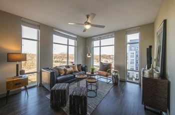 Floor to Ceiling Windows in Select Apartments at Parc at White Rock Luxury Apartments in Dallas, TX