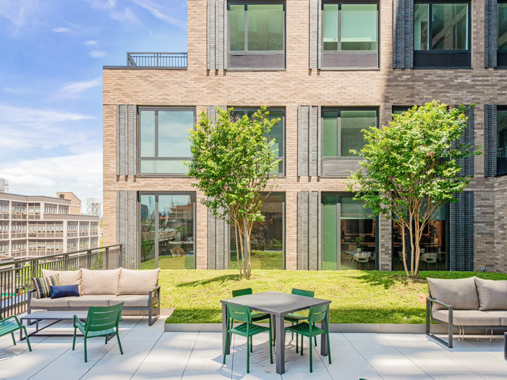 Outdoor Terrace at One East Harlem Luxury Apartments in East Harlem, NY