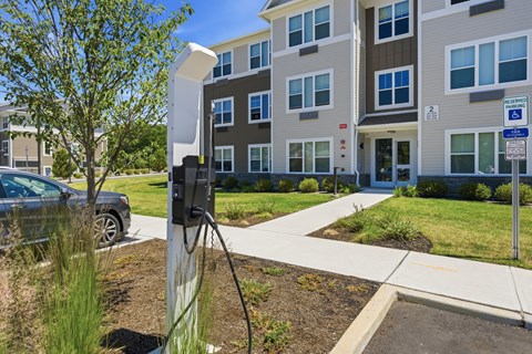EV Chargers at Vista at Old Bridge Affordable Apartments in Old Bridge, NJ