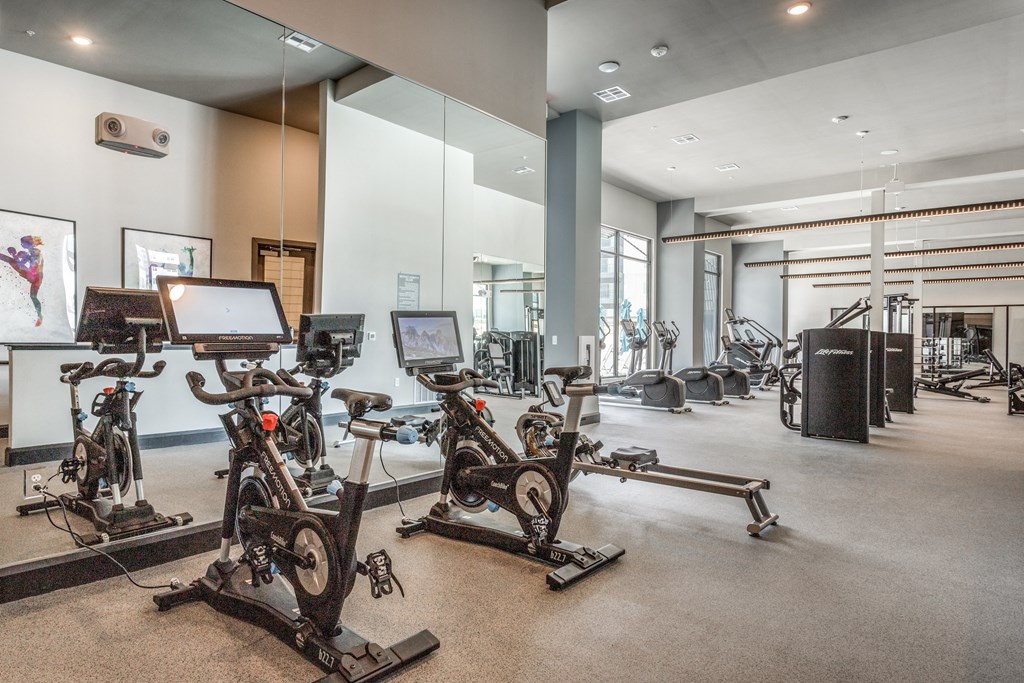 Professional Fitness Center at The Prescott Luxury Apartments in Austin, TX