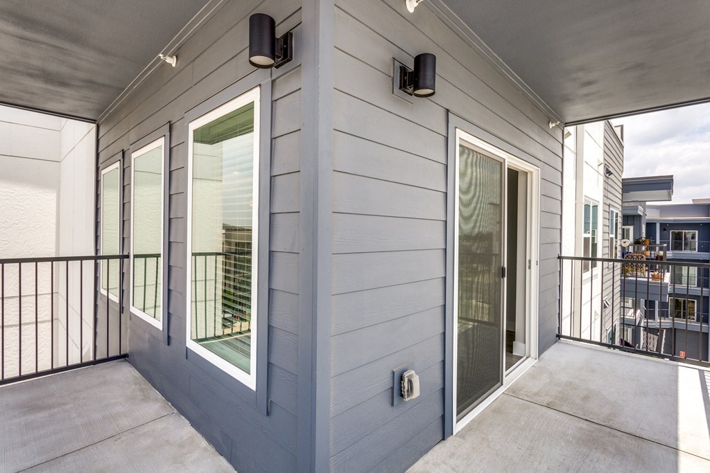 Large Balconies at The Prescott Luxury Apartments in Austin, TX