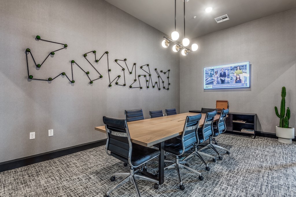 Conference Room at The Prescott Luxury Apartments in Austin, TX