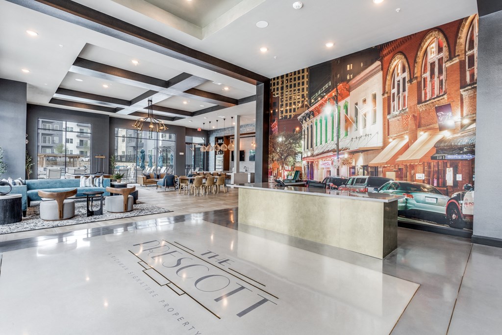 Leasing Office Entryway at The Prescott Luxury Apartments in Austin, TX