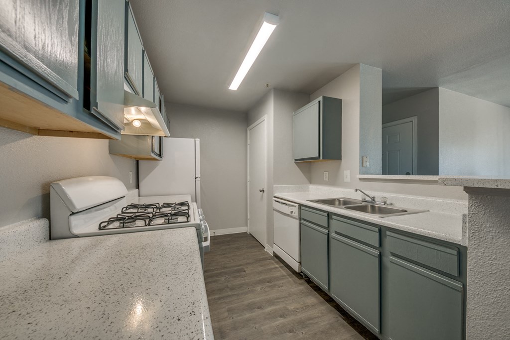 Newly Renovated Kitchens at Cable Ranch Affordable Apartments in San Antonio TX