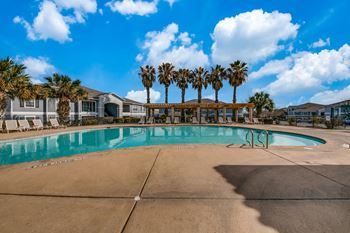 Resort-Style Pool at Cable Ranch Affordable Apartments in San Antonio TX