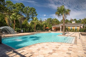 Resort-Style Swimming Pool at The Amalfi Clearwater Luxury Apartments in Clearwater, FL