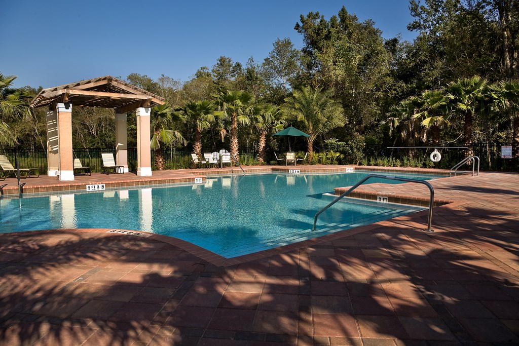 Resort-Inspired Pool at Savannah Springs Affordable Apartments in Jacksonville FL
