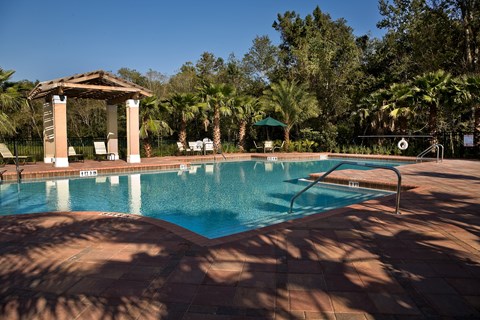 Resort-Inspired Pool at Savannah Springs Affordable Apartments in Jacksonville FL