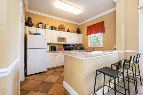 Kitchenette at Meridian Pointe Affordable Apartments in Tampa FL