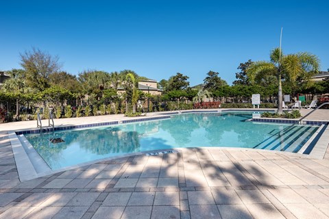 Apartments with a Pool at Meridian Pointe Affordable Apartments in Tampa FL
