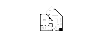 A2 685 sq. ft. Luxury One-Bedroom Apartment at The Marc in Palm Beach Gardens, FL
