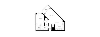 A5 796 sq. ft. Luxury One-Bedroom Apartment at The Marc in Palm Beach Gardens, FL