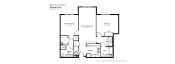 Two Bedroom Apartment at The Kentshire Senior Apartments in Midland NJ