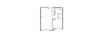 1 Bedroom Floor Plan Allenwood Terrace Apartments Wall, NJ