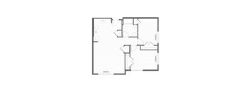 2 Bedroom Floor Plan Allenwood Terrace Apartments Wall, NJ