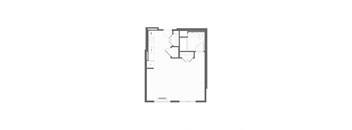 Studio Floor Plan Allenwood Terrace Apartments Wall, NJ