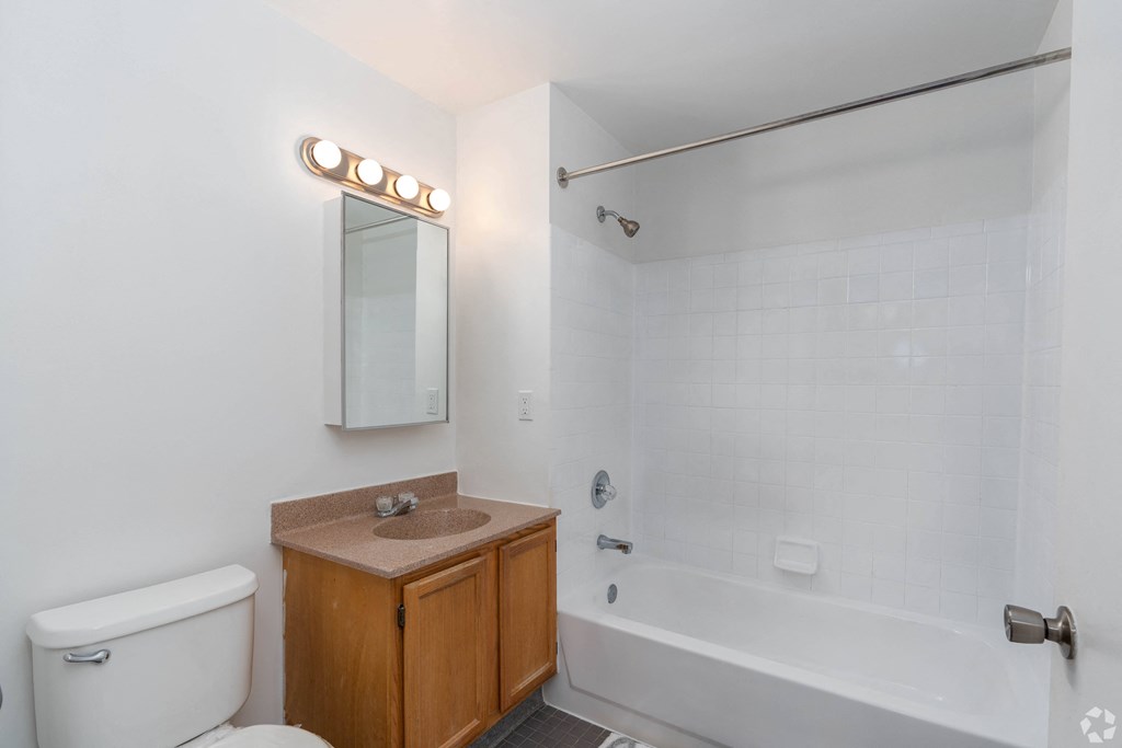 Elegant Bathrooms at Landmark Affordable Apartments in Baltimore, MD