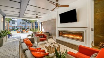 Social Breezeways at Aurora Luxury Apartments in Downtown Tampa FL