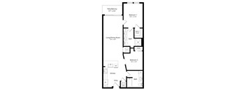 a floor plan of a house  at Aurora, Tampa, FL