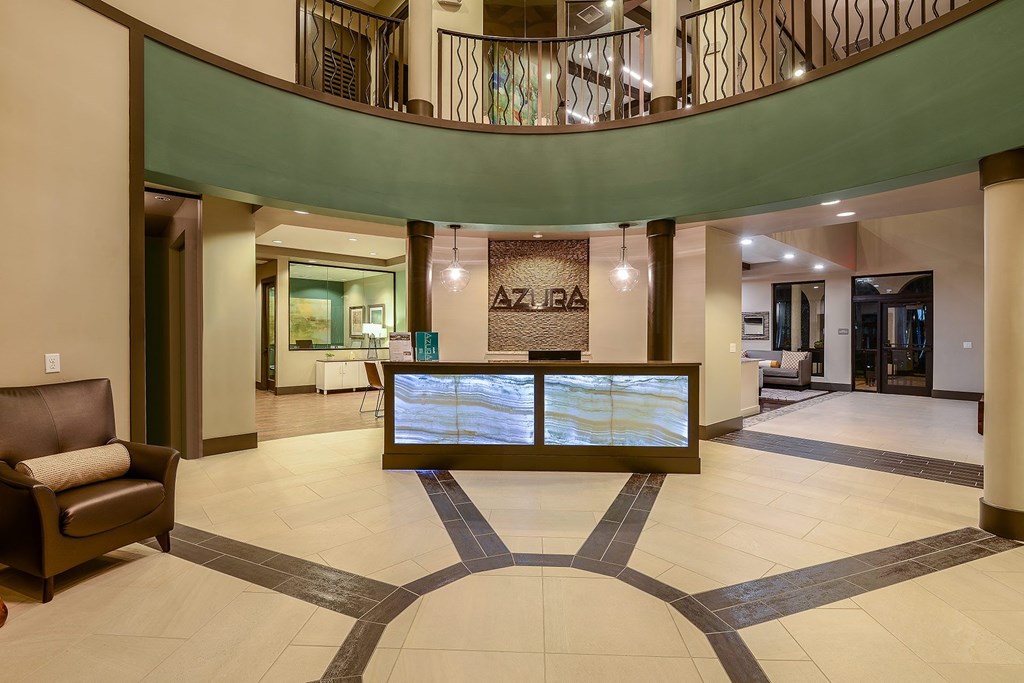 Entrance of our leasing office at Azura in Kendall, FL