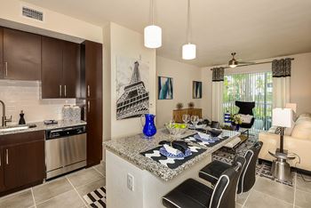 Modern Kitchens at Azura Luxury Apartments in Kendall, FL