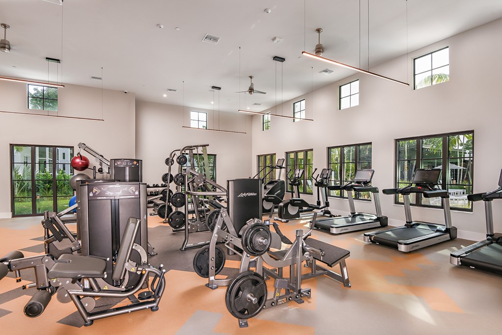 Fitness Center at Boca Vue Apartments in Boca Raton FL