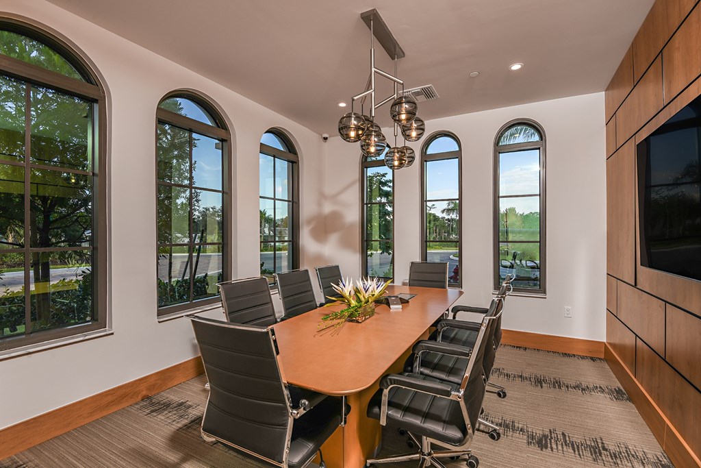 Conference Room at Boca Vue Apartments in Boca Raton FL